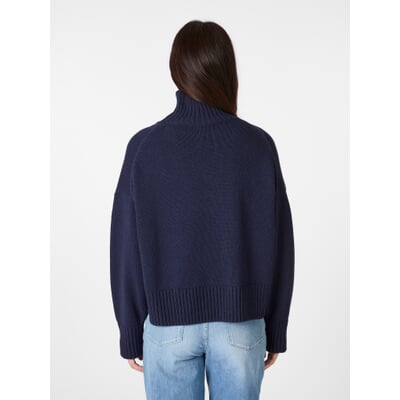Damenpullover Oversized, Navy