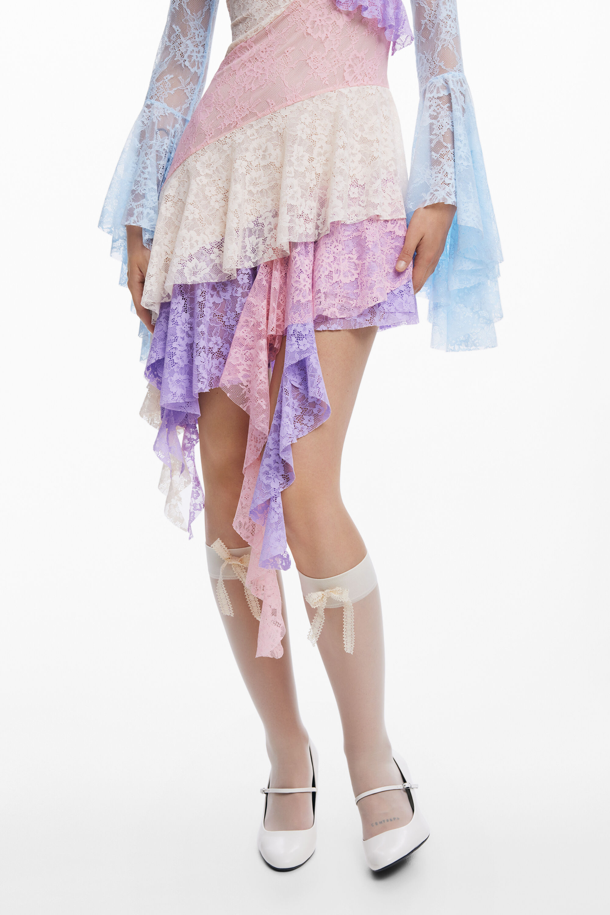 Vestido romântico de María Escoté