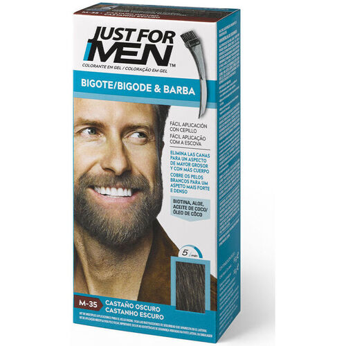 Just For Men - Colorante En Gel Bigote, Barba Y Patillas castaño Oscuro