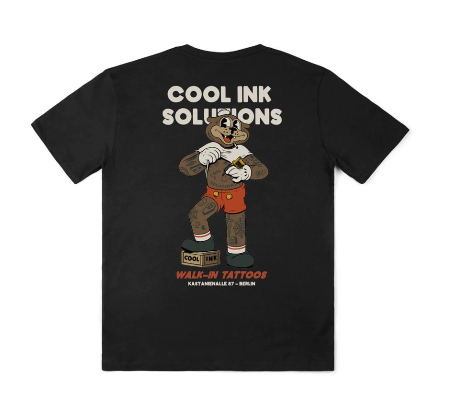 The Dudes Walking Tattoo T-Shirt Black