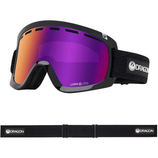 Masque de ski DRAGON D1 OTG ICONPURPLE/LLPURPLEION+LLAMBER
