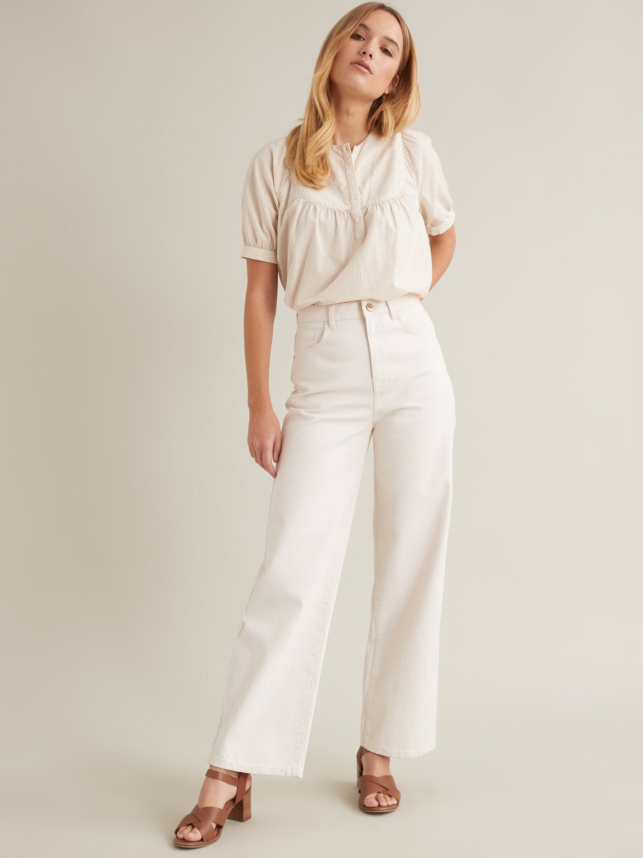 Jean Large Femme Emilie - Coton biologique, délavage écoresponsable