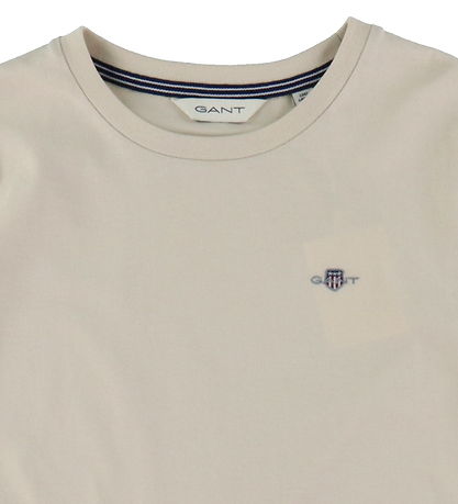 GANT T-shirt - Shield - Soft Oat