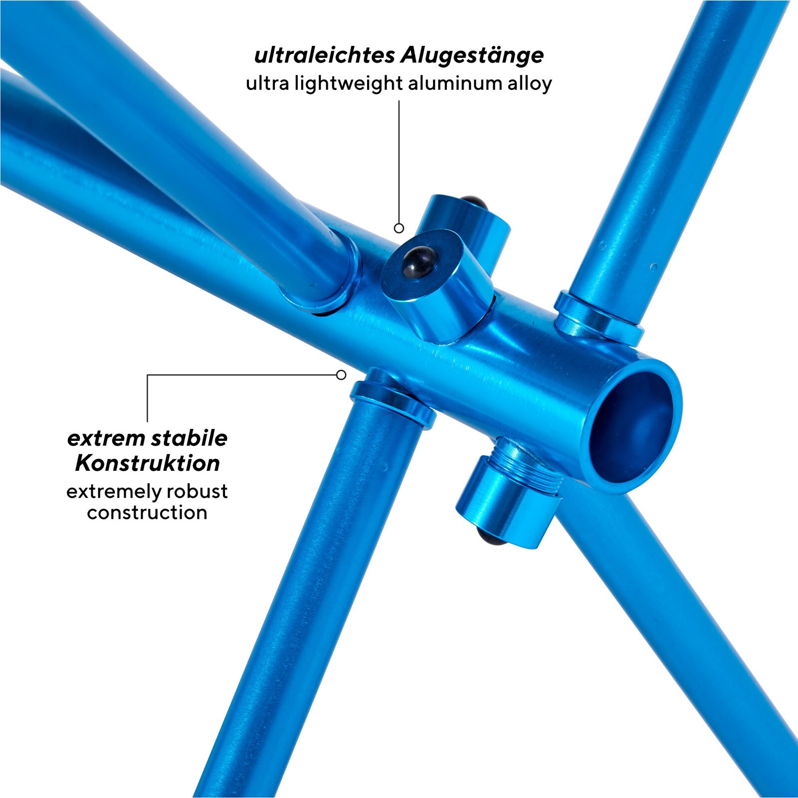 UQUIP Campingstuhl Infinity Leichtgewichtsstuhl Faltbar Ultraleicht Alu 130 kg