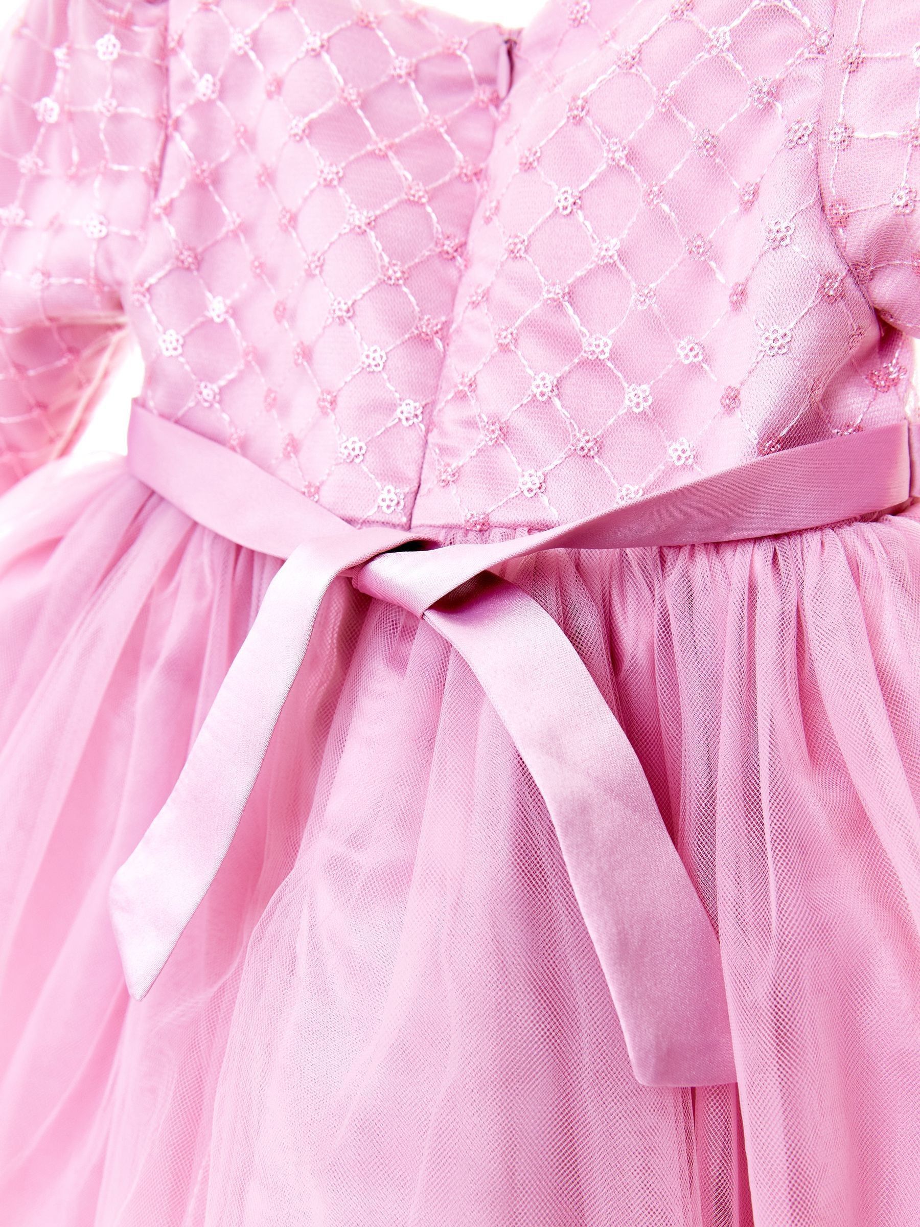 iAMe roze feestjurk voor meisjes