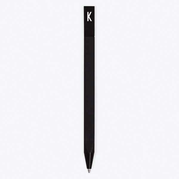 Design Letters  Pen med personligt bogstav - K