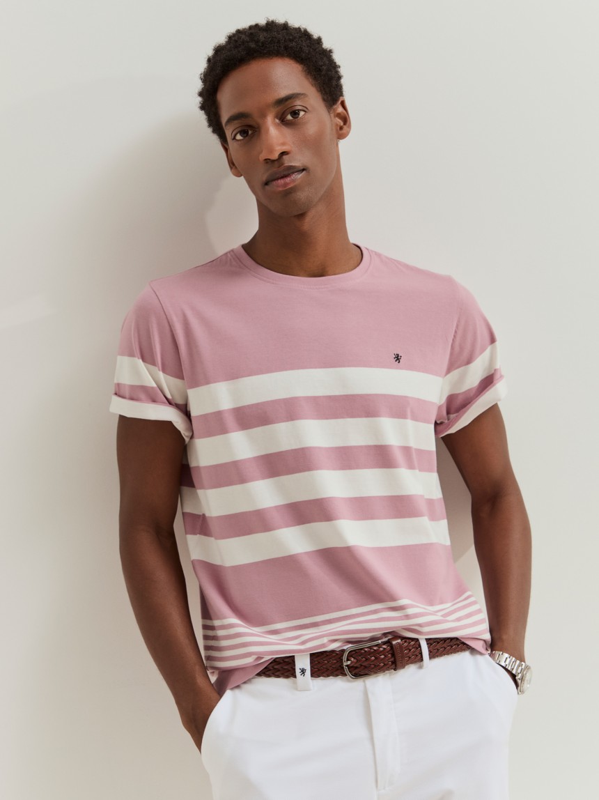 T-shirt em algodão