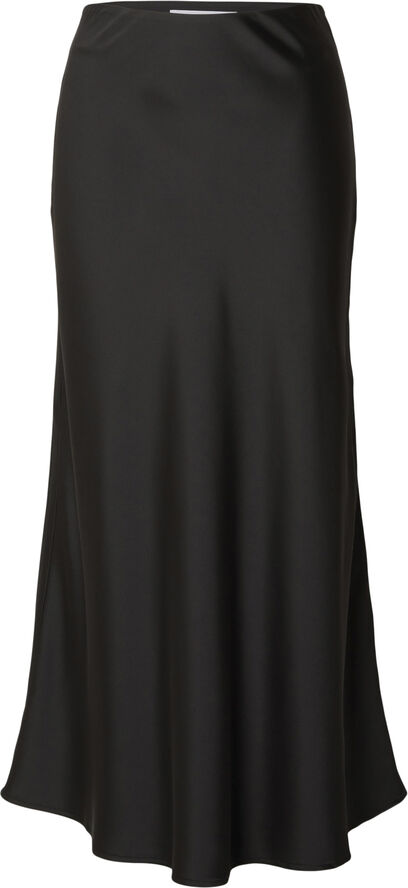 Something New SLFLENA HW MIDI SKIRT NOOS Sort