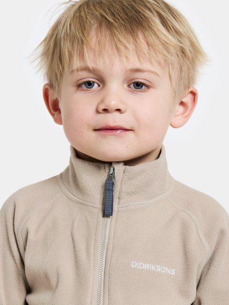 Monte Kids Fullzip beach beige - Didriksons - Rumpetroll