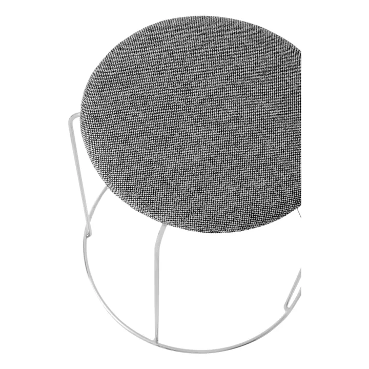 & Tradition Assise pour tabouret Wire VP11, Verner Panton | Gris chiné