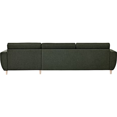 Urban 3D XL vendbar sofa med chaiselong - grøn