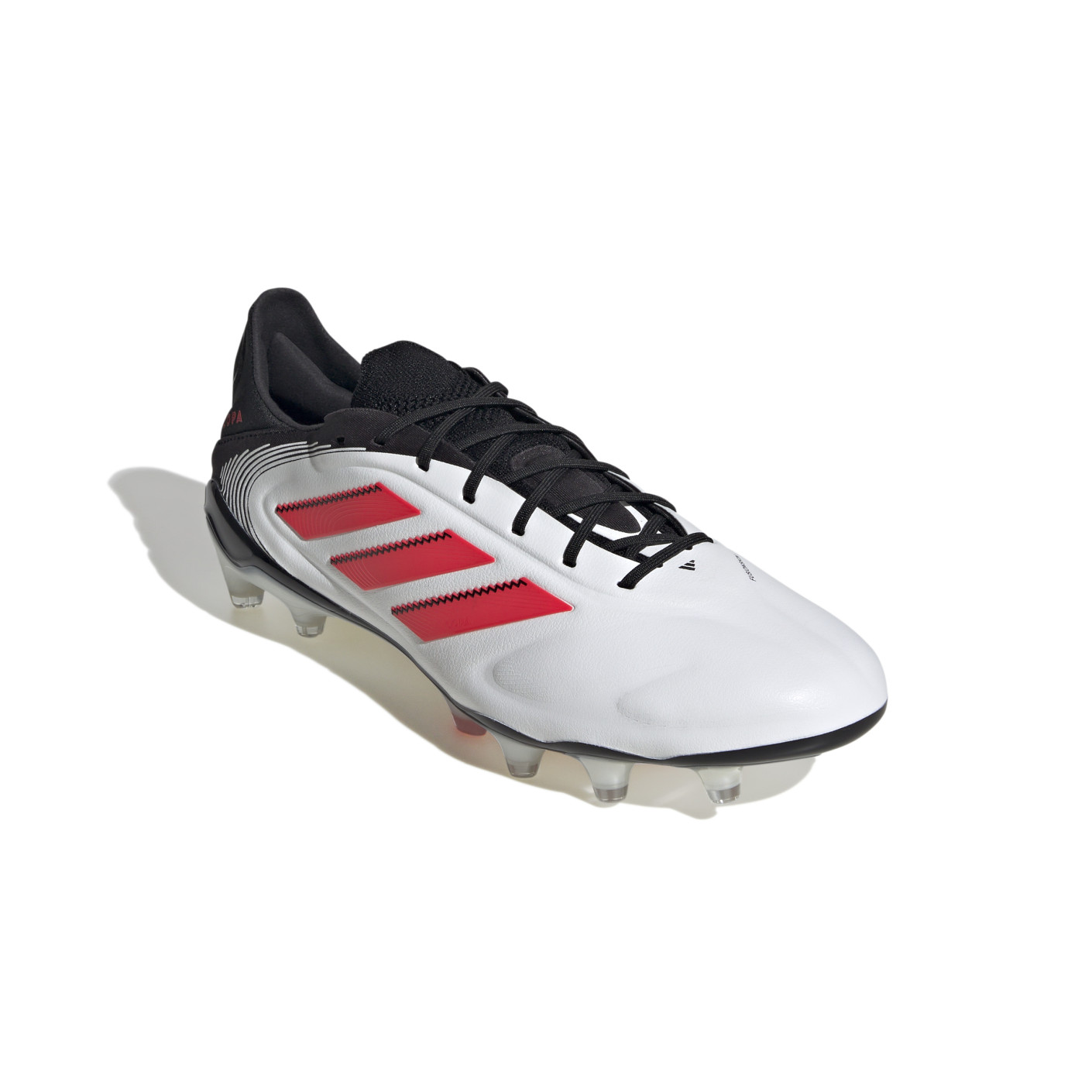 Adidas Copa Pure III Elite Gras Voetbalschoenen (FG) Wit Zwart Rood