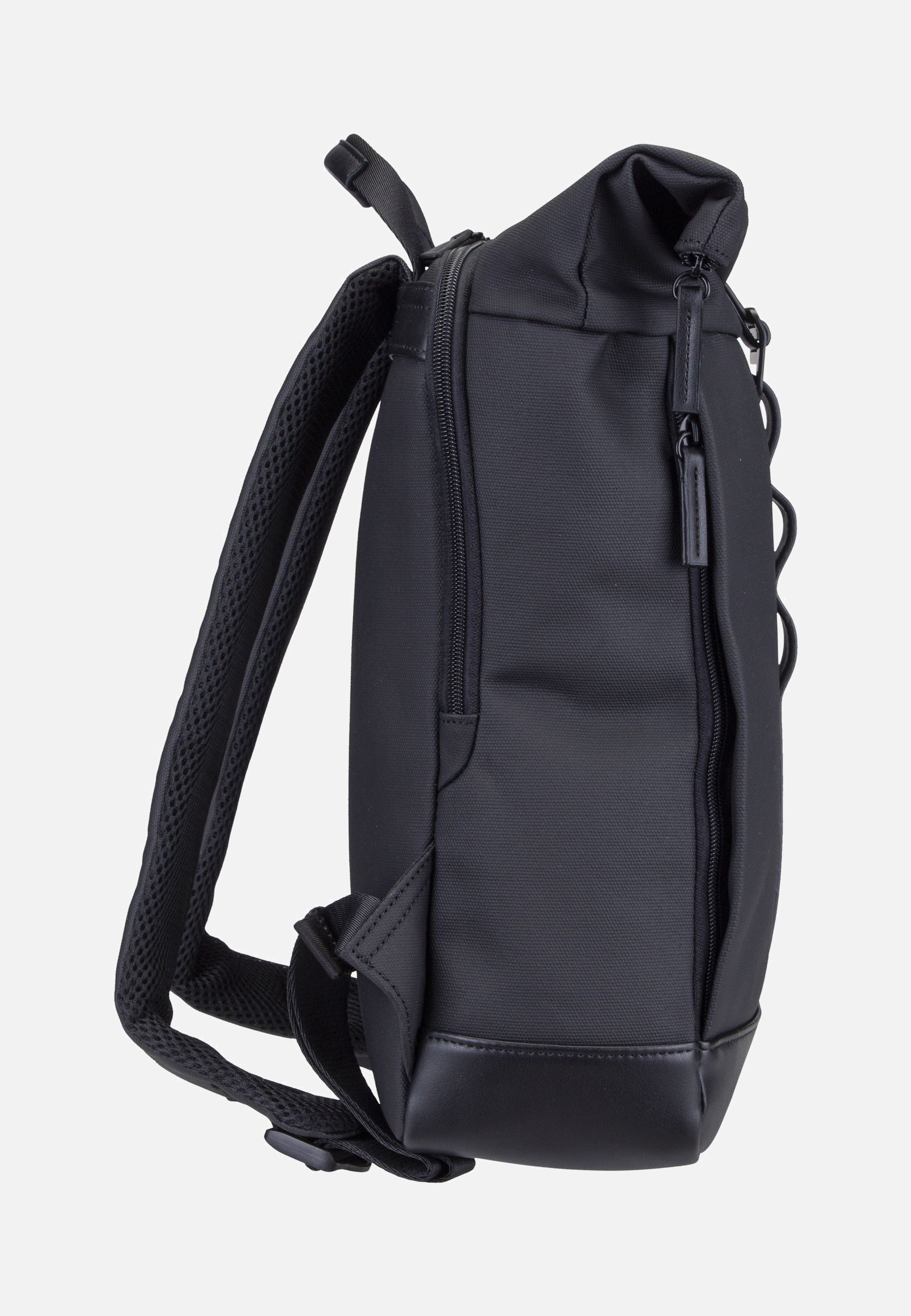 Borgholm Courier S 5310 Schwarz - Rolltop Rucksack
