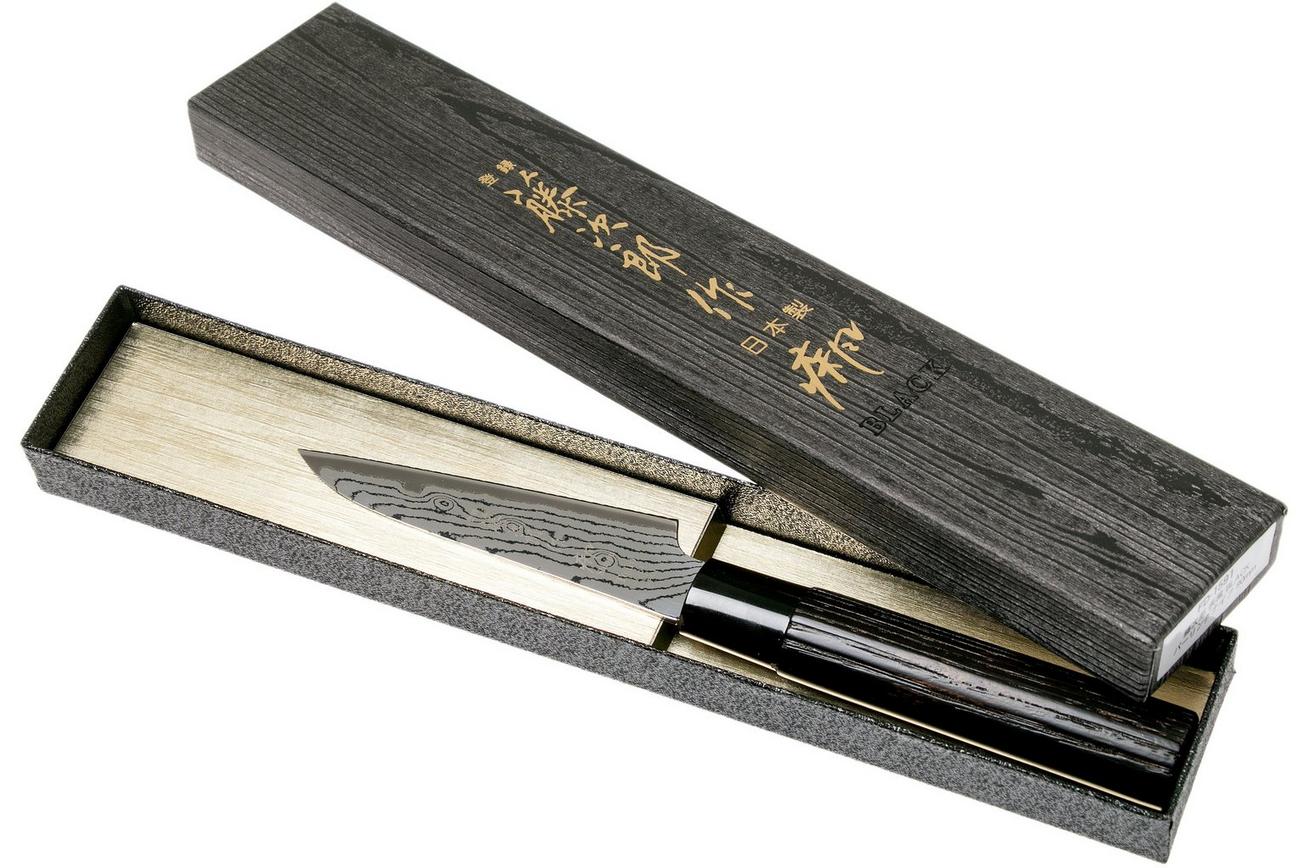 Tojiro Shippu Black damascus officemes (Petty) 9 cm, FD-1591