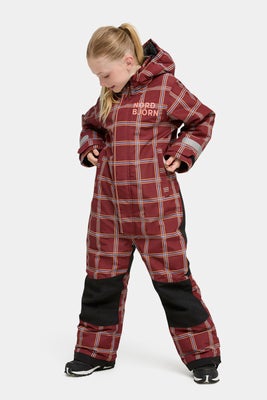 Nordbjörn Enelunden Vinterdress, Madder Brown Checked