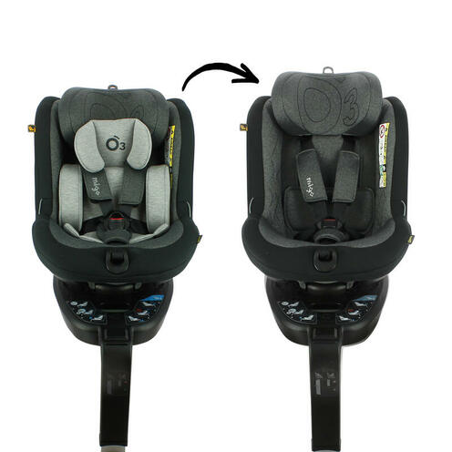 Siège Auto Evolutif I-Size O3 Lite Noir - MIGO