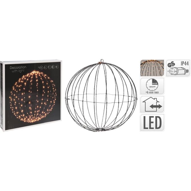 LED Beleuchtung - Kugel - ø ca. 40 cm