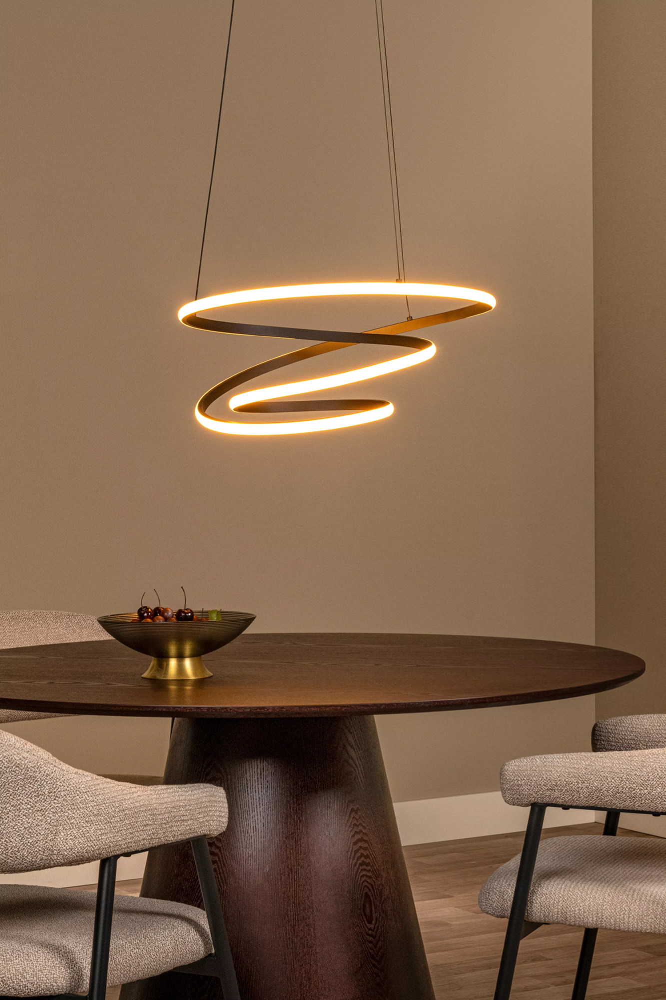Hanglamp Espiral zwart