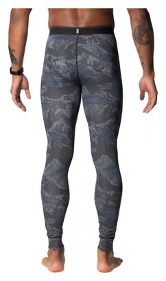 Collant Long Saxx Quest Mountainscape Bleu