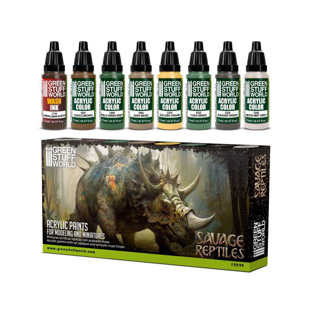 Set de Peintures - Savage Reptiles