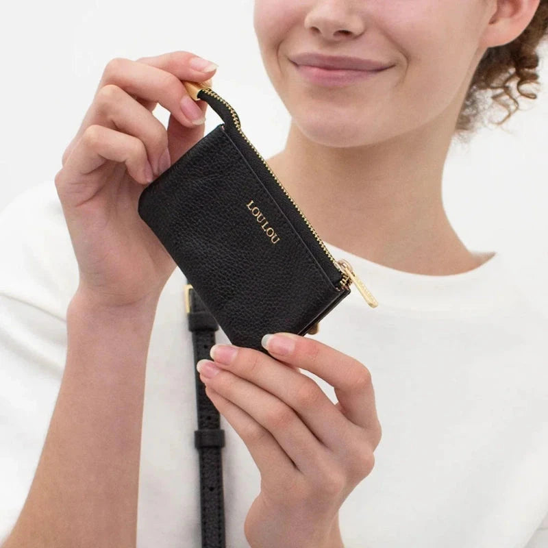 LouLou Essentiels Portemonnee Petit Camille Black