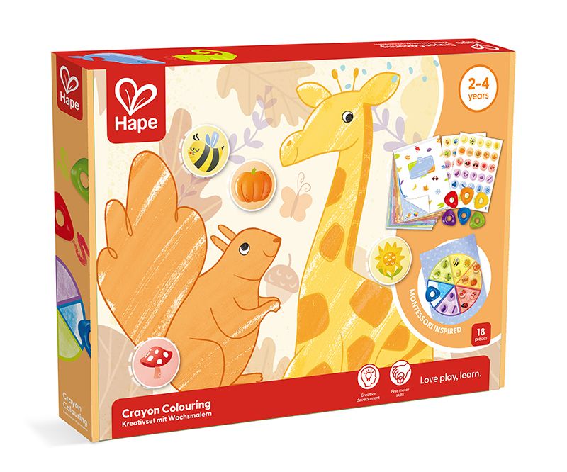 Hape Kreativset mit Wachsmalern
