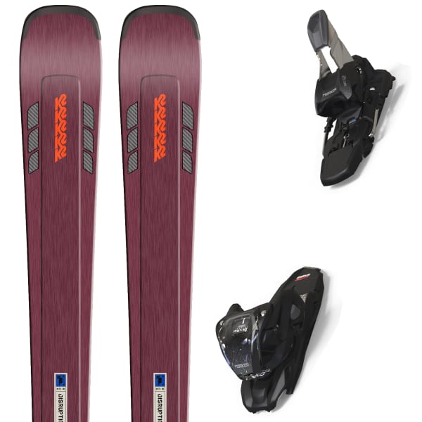 Pack ski K2 DISRUPTION MTI W + ERC 11 TCX LIGHT QUIKCLIK BORDEAUX