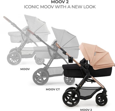 Kinderkraft MOOV 2 4-in-1 Duovogn, Sand Beige