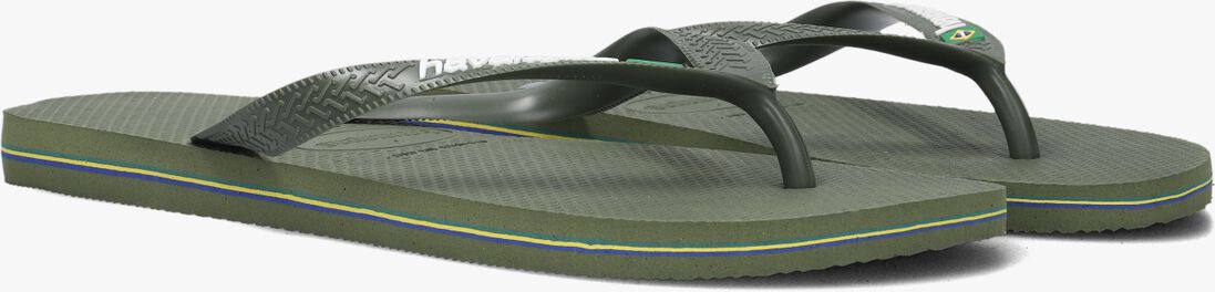 HAVAIANAS groene havaianas teenslippers brasil logo