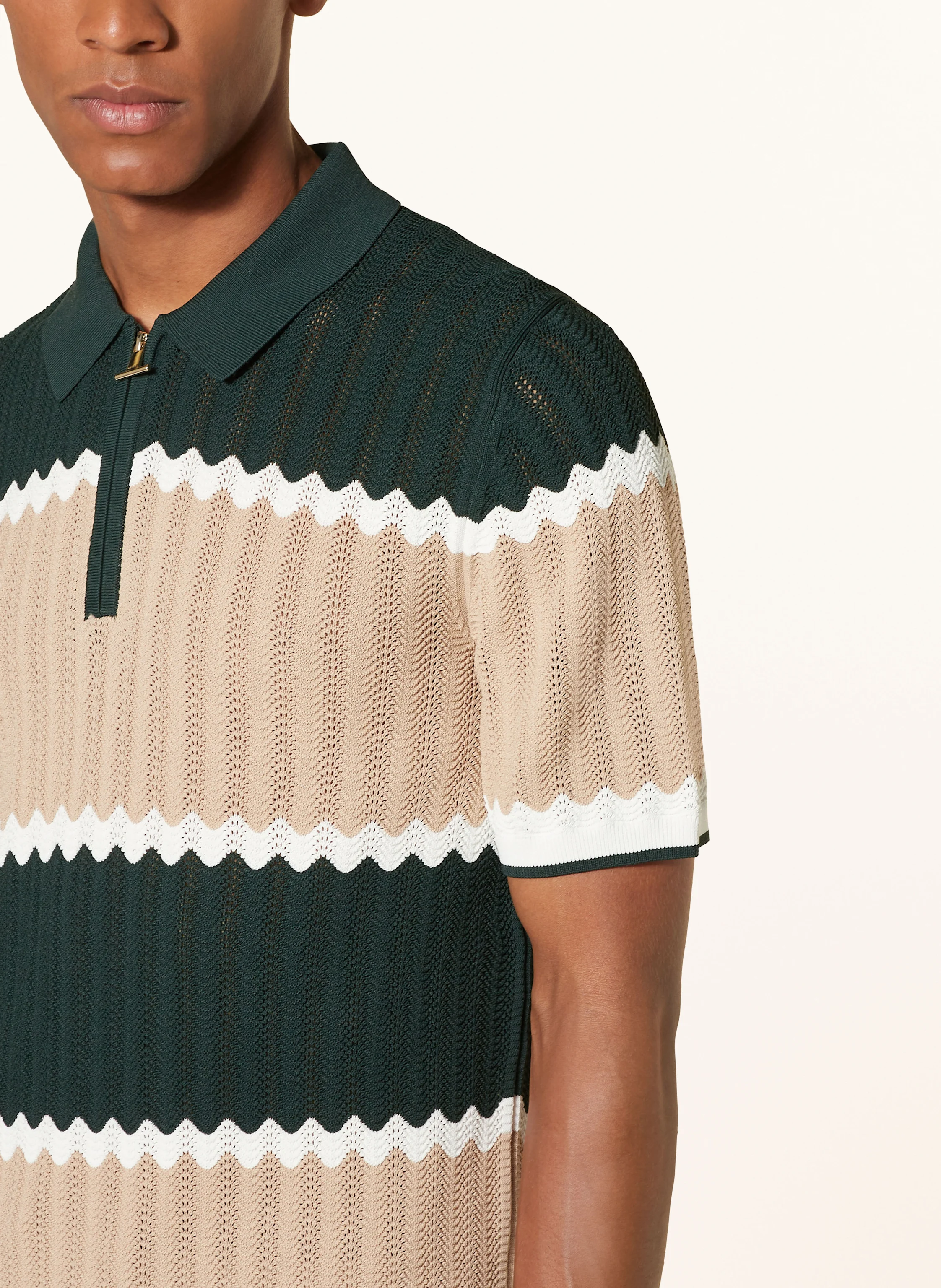 REISS Strick-Poloshirt ALTON