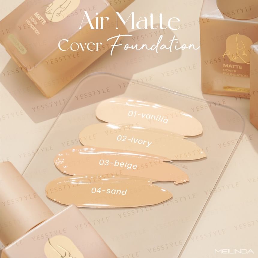 Meilinda - Air Matte Cover Foundation