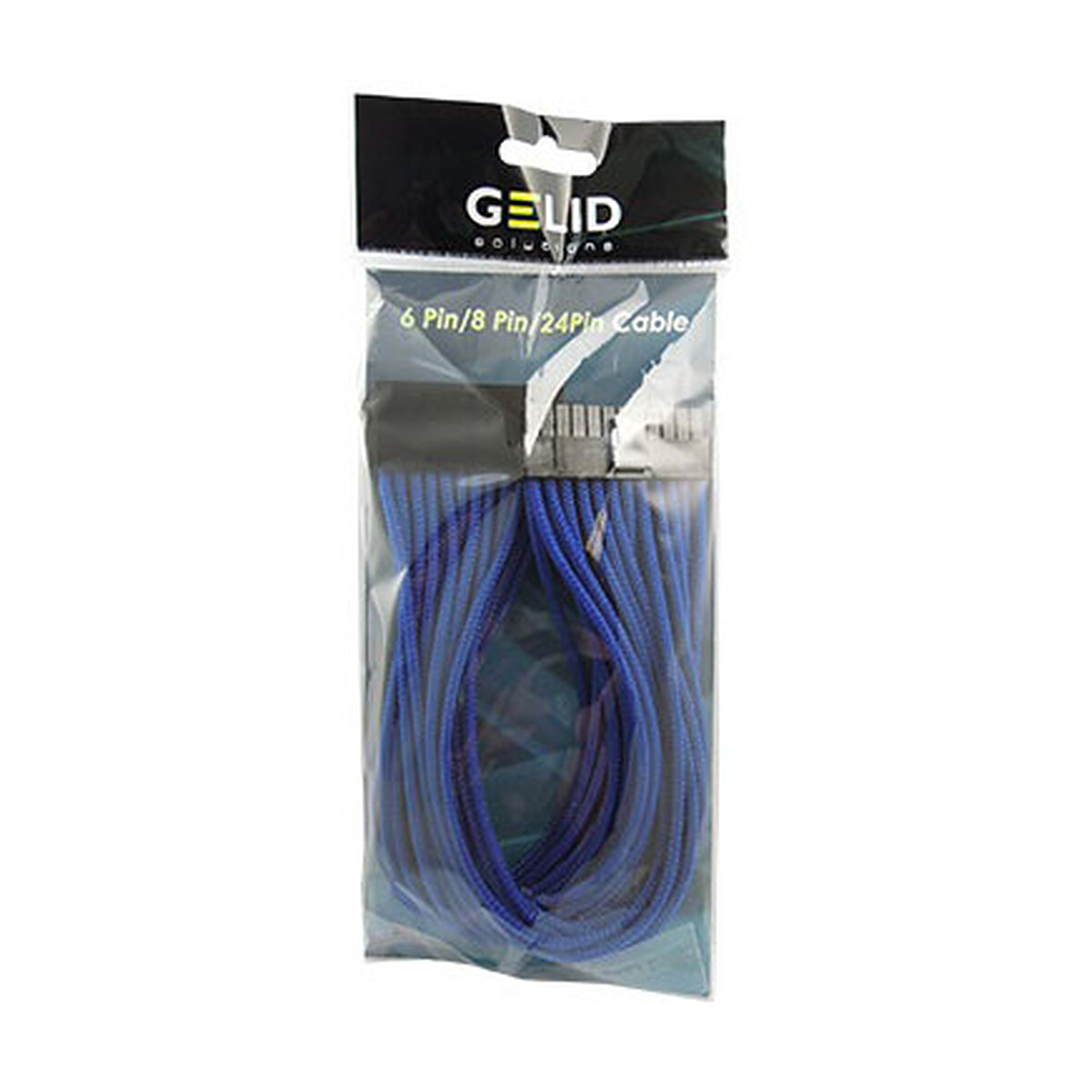 Gelid Câble Tressé ATX 24 broches 30 cm (Bleu)