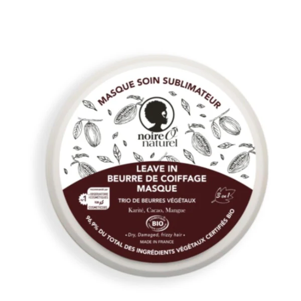 Noire Ô Naturel Masque Soin Capillaire Sublimateur 200 mL