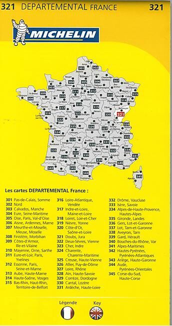 MICHELIN - 321 DOUBS JURA