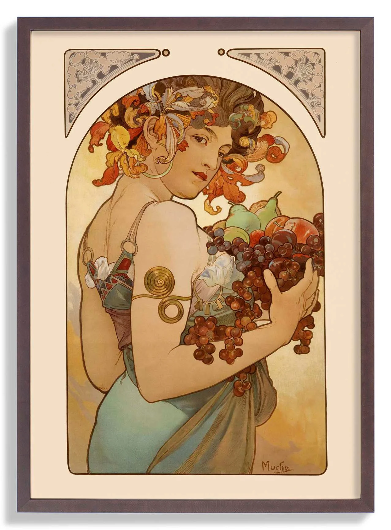 Obst von Alphonse Mucha