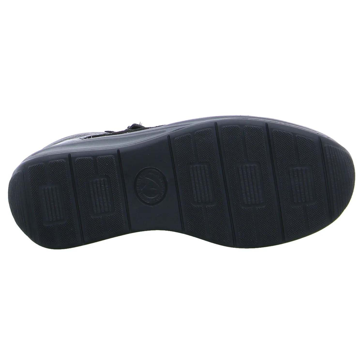 VAN DER LAAN Comfort-Mid Cut Sneaker Schwarz Leder  mit 2RV