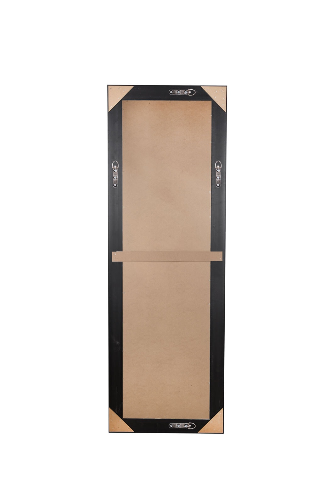 Wandspiegel VICKY 50 x 150 cm chromfarbig/ schwarz