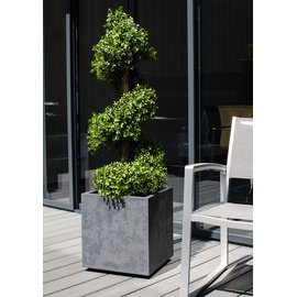 poétic Bac à plantes BASALT double paroi, 395 mm