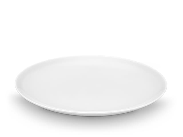 Pillivuyt Cecil Tallerken flad Dia 28 cm Hvid