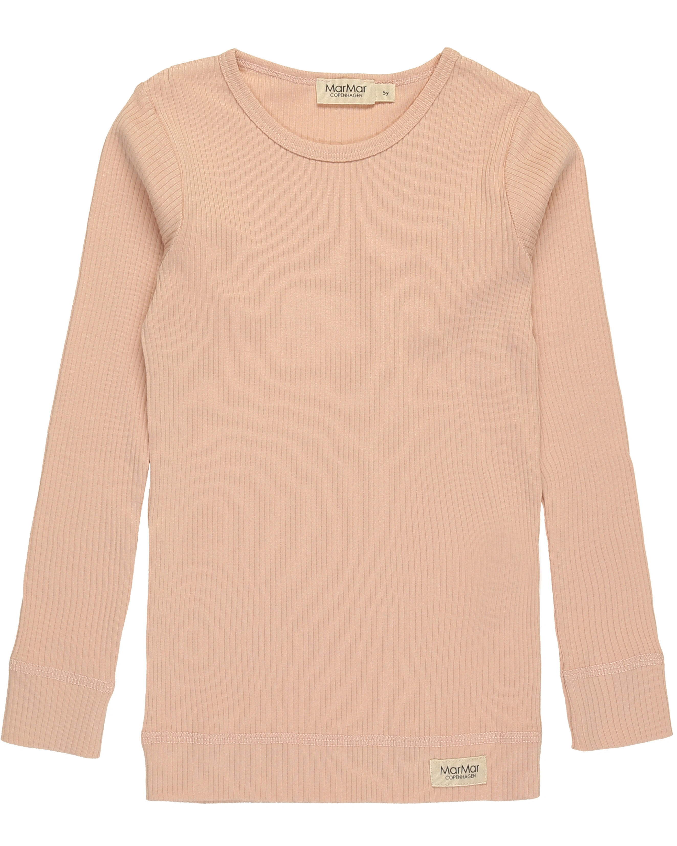 Schlafanzug lang PLAIN RIB in rose
