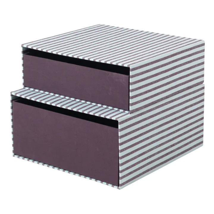 Broste Copenhagen Boîte en carton Cecelia | Violet