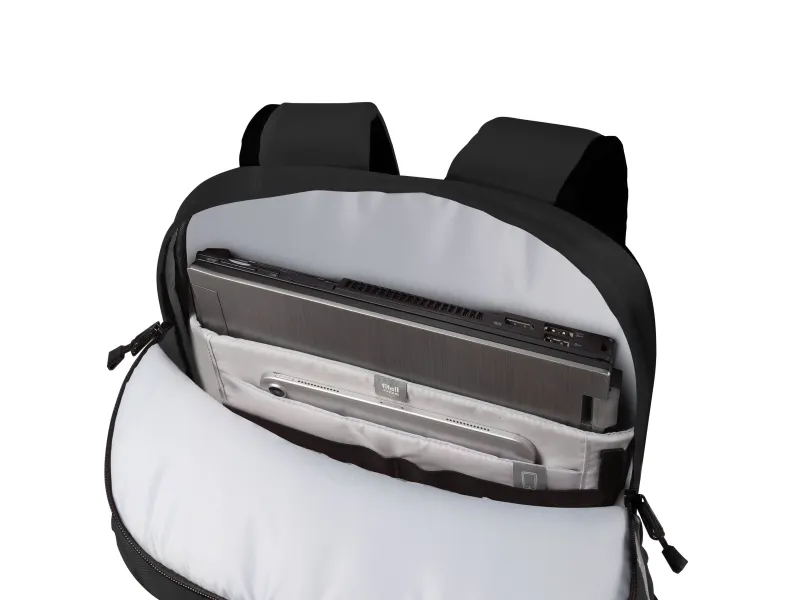 DICOTA Reflective - Rygsæk - 600D RPET, premium termoplastisk polyuretan (TPU) - sort