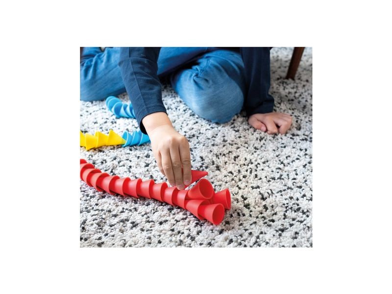 OPPI Piks Stapelspielzeug Kegelset 48-teilig Konstruktionsspielzeug