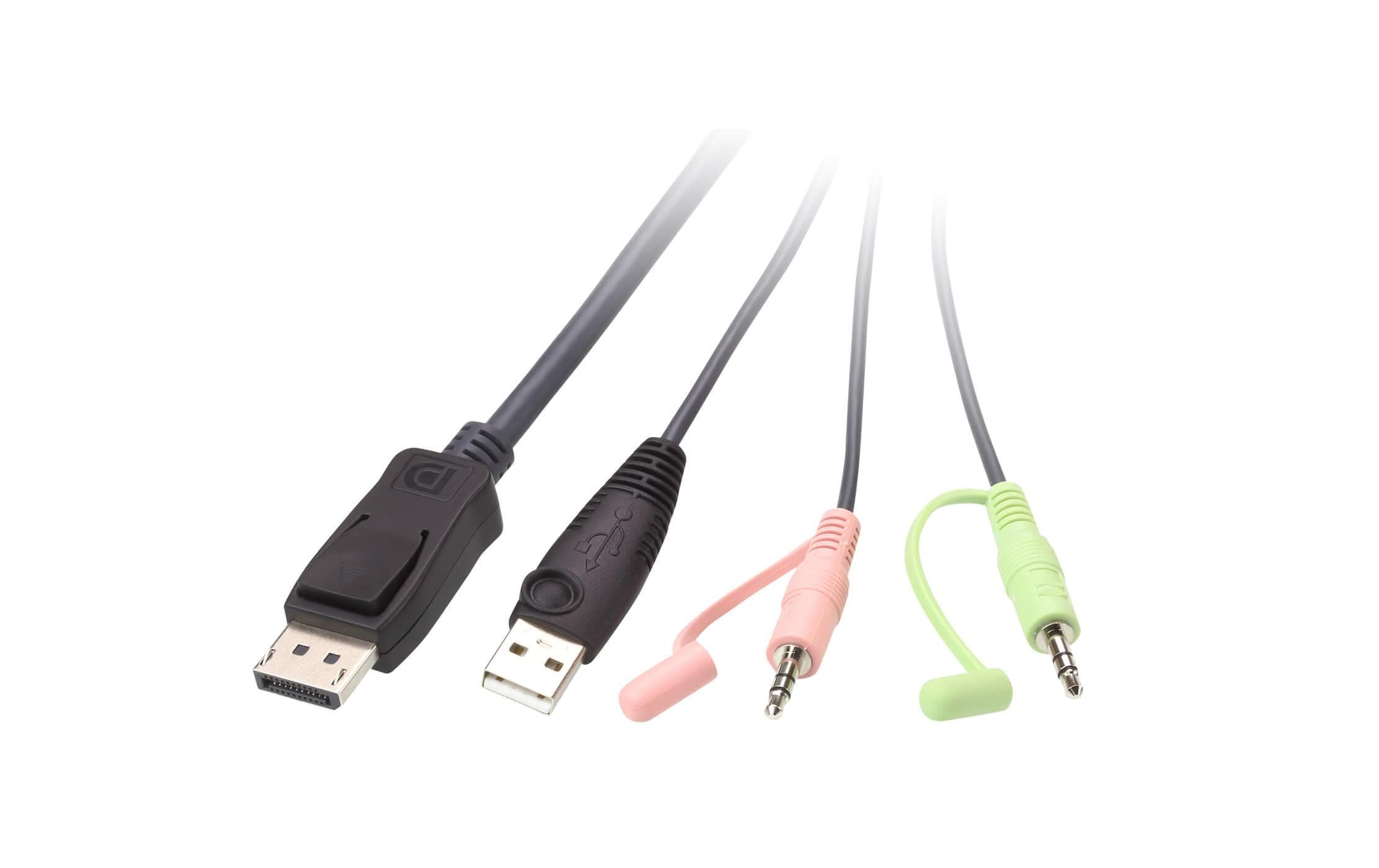 KVM Switch CS22DP2-Port USB DisplayPort Kabel KVM-Switch