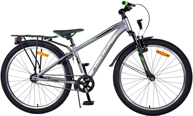 Volare - Cross Jongensfiets - Grijs/Zwart - 24 Inch