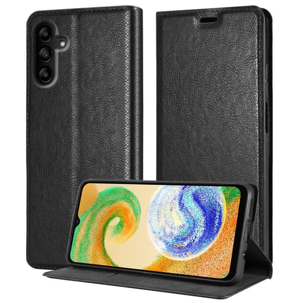 Lommebokdeksel til Samsung Galaxy A04s Deksel med magnetisk lukking, stativfunksjon og kortlomme