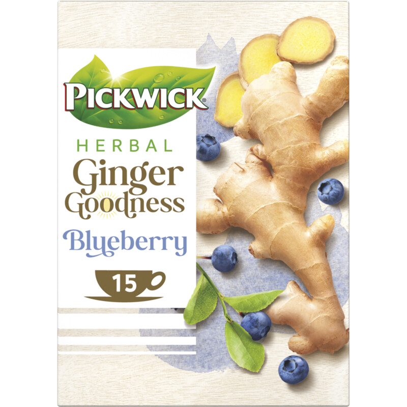 Pickwick Ginger goodness blueberry kruidenthee