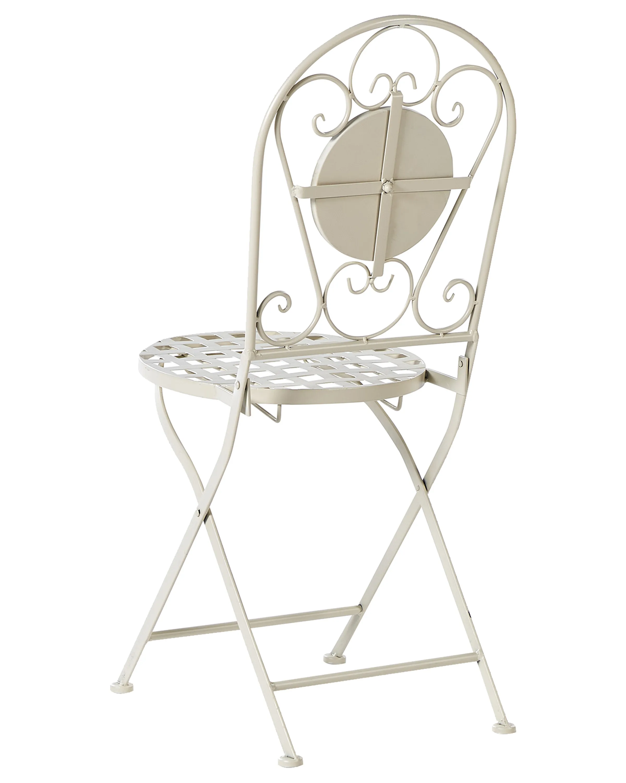 Set van 2 tuinstoelen SPELLO Metaal Wit