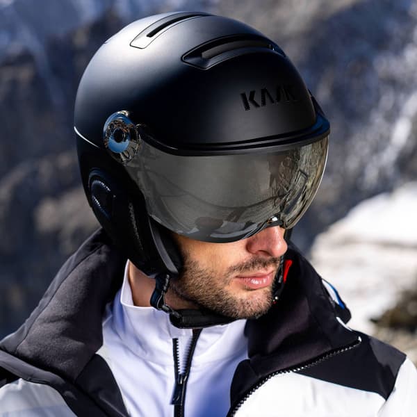 Casque de ski KASK SHADOW VISOR BLACK MATT/SILVER MIRROR