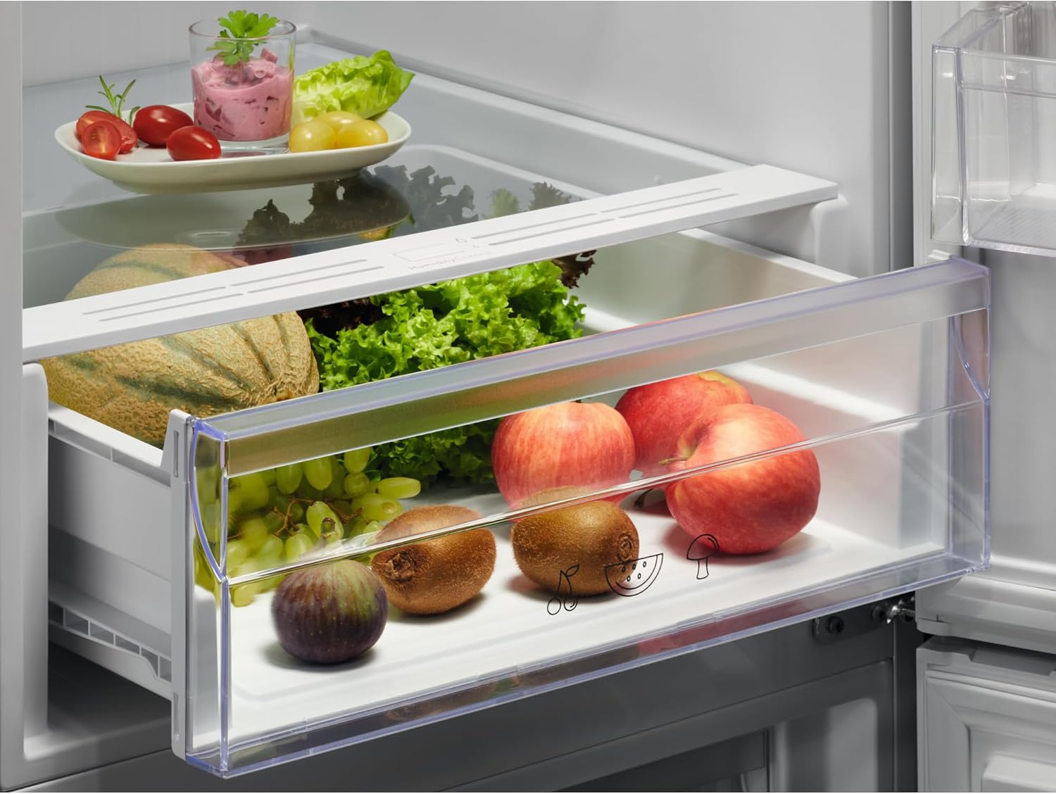 AEG ORC5S331EX 5000 ColdSense Freistehende Kühl-Gefrierkombination - 339L,1860mm,LowFrost,LED-Beleuchtung,Inverter Kompressor,FrostMatic,Automatisches Abtauen,Edelstahl
